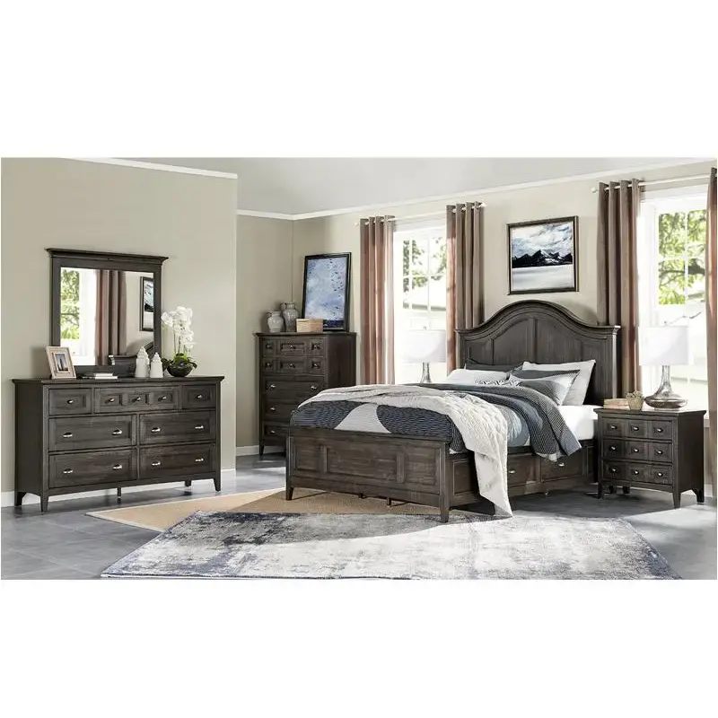 B4399-55h-st Magnussen Home Furniture Westley Falls Bedroom Furniture Bed