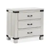 B5321-08 Magnussen Home Furniture Harper Springs - White Bedroom Furniture Nightstand