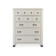 B5321-10 Magnussen Home Furniture Harper Springs - White Bedroom Furniture Chest