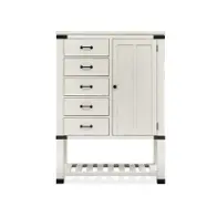 B5321-13 Magnussen Home Furniture Harper Springs - White Bedroom Furniture Chest