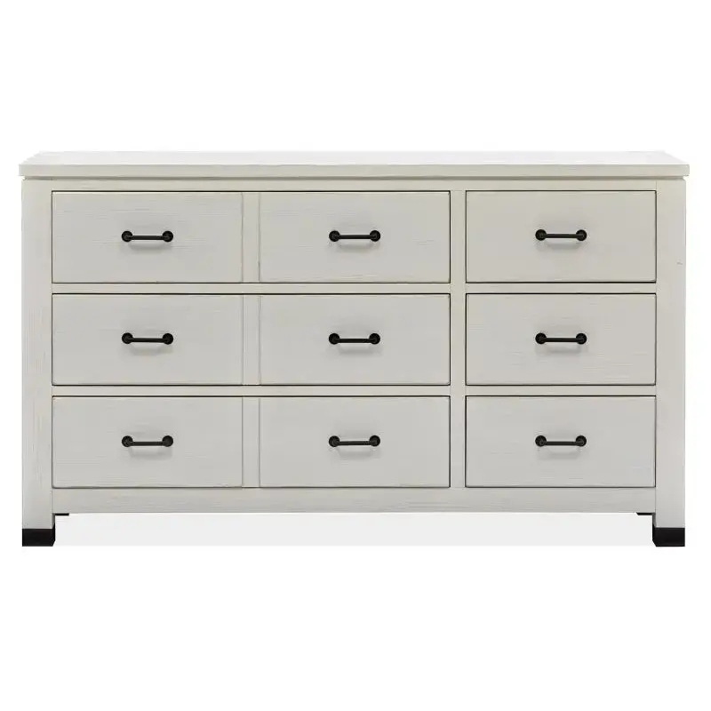 B5321-20 Magnussen Home Furniture Harper Springs - White Bedroom Furniture Dresser