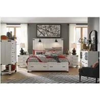 B5321-54a Magnussen Home Furniture Harper Springs - White Bedroom Furniture Bed