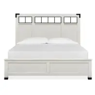 B5321-68 Magnussen Home Furniture Harper Springs - White Bedroom Furniture Bed