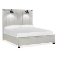 B5321-74 Magnussen Home Furniture Harper Springs - White Bedroom Furniture Bed