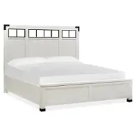 B5321-78 Magnussen Home Furniture Harper Springs - White Bedroom Furniture Bed