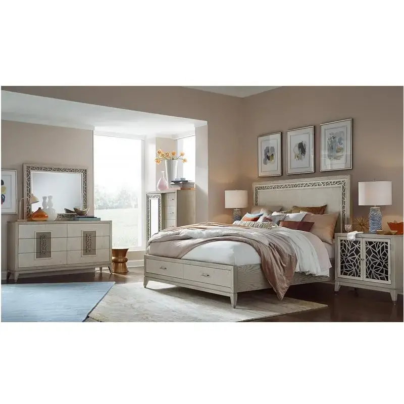 B5490-54a Magnussen Home Furniture Lenox Bedroom Furniture Bed