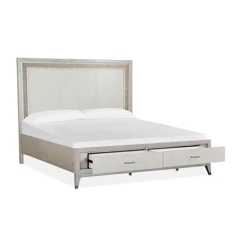 B5490-74a Magnussen Home Furniture Lenox Bedroom Furniture Bed