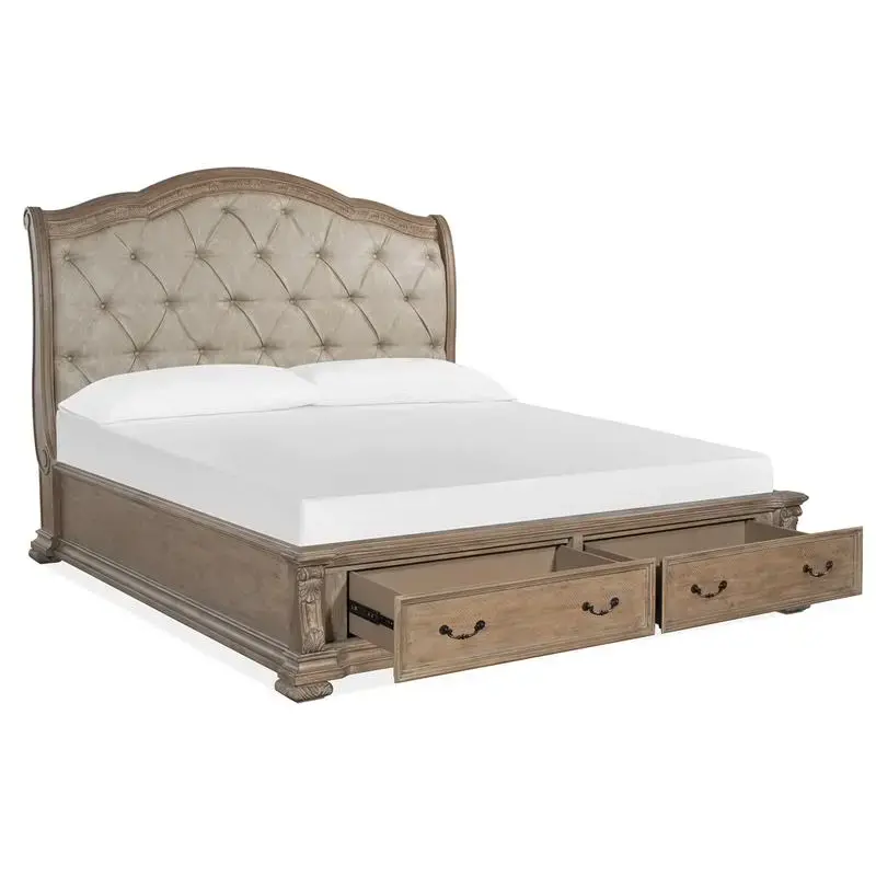 B5132-62a Magnussen Home Furniture Marisol Bedroom Furniture Bed