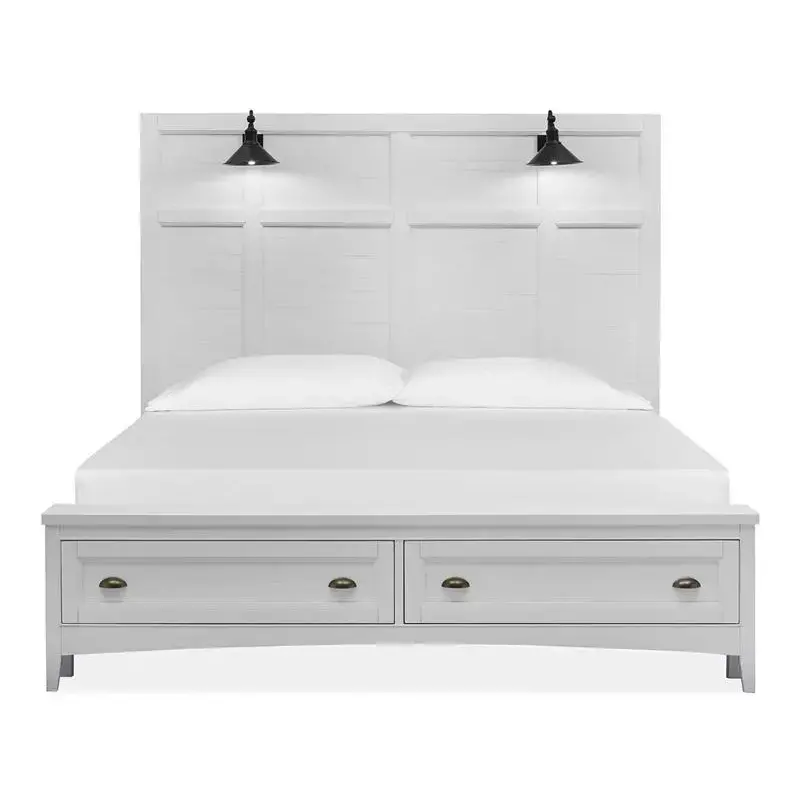 B4400-69b Magnussen Home Furniture Heron Cove Bedroom Furniture Bed