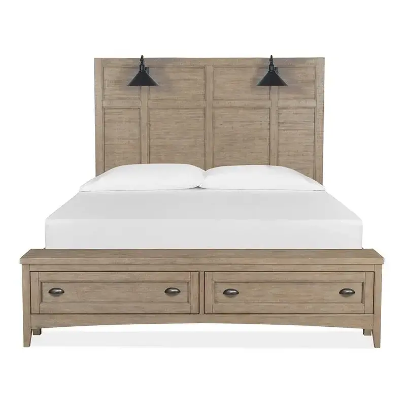 B4805-69b Magnussen Home Furniture Paxton Place Bedroom Furniture Bed