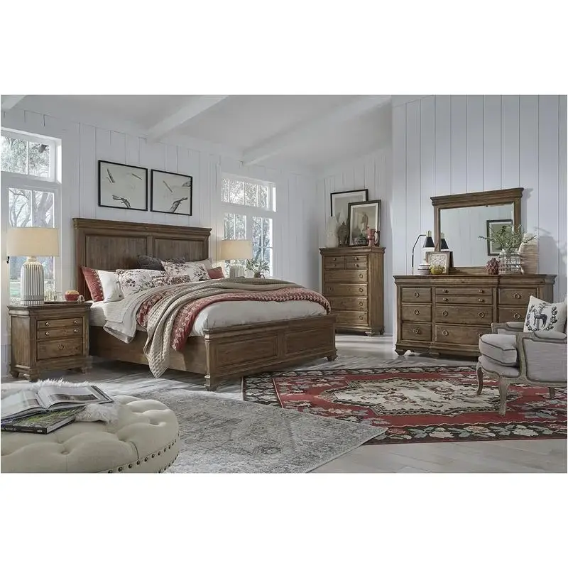 B5688-54 Magnussen Home Furniture Lyon Bedroom Furniture Bed