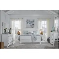 B5611-64wh Magnussen Home Furniture Charleston Bedroom Furniture Bed