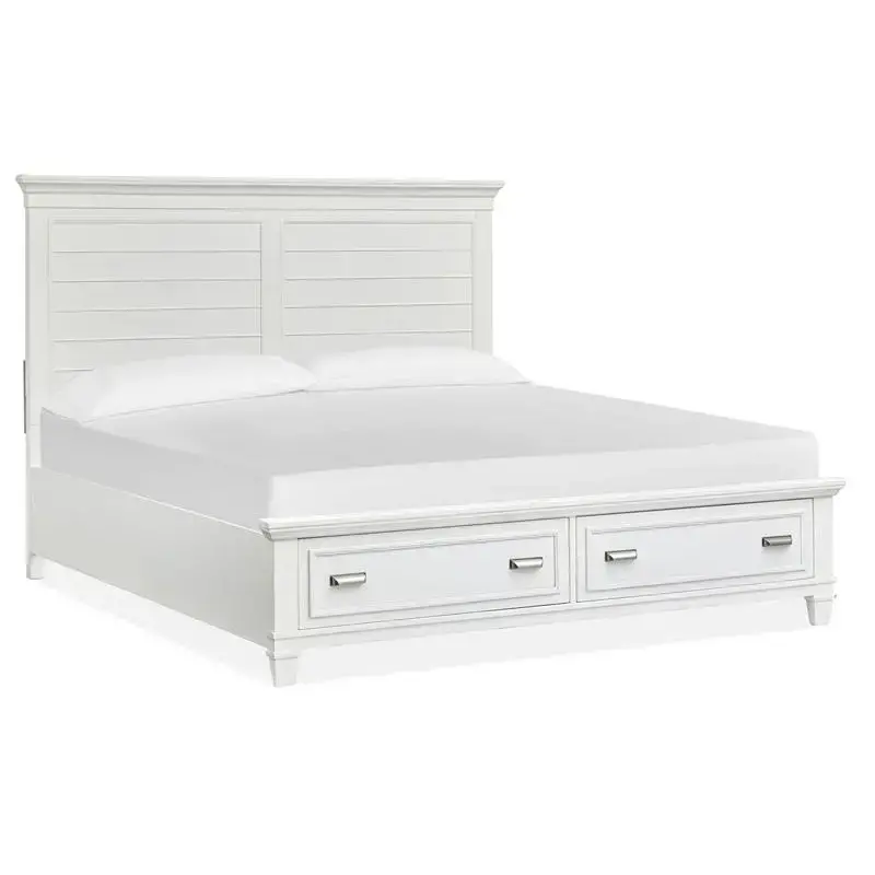 B5611-64hwh-64sfwh-54rwh Magnussen Home Furniture Charleston Bedroom Furniture Bed