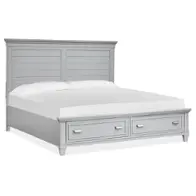 B5611-64hgy-64sfgy-74rgy Magnussen Home Furniture Charleston Bedroom Furniture Bed