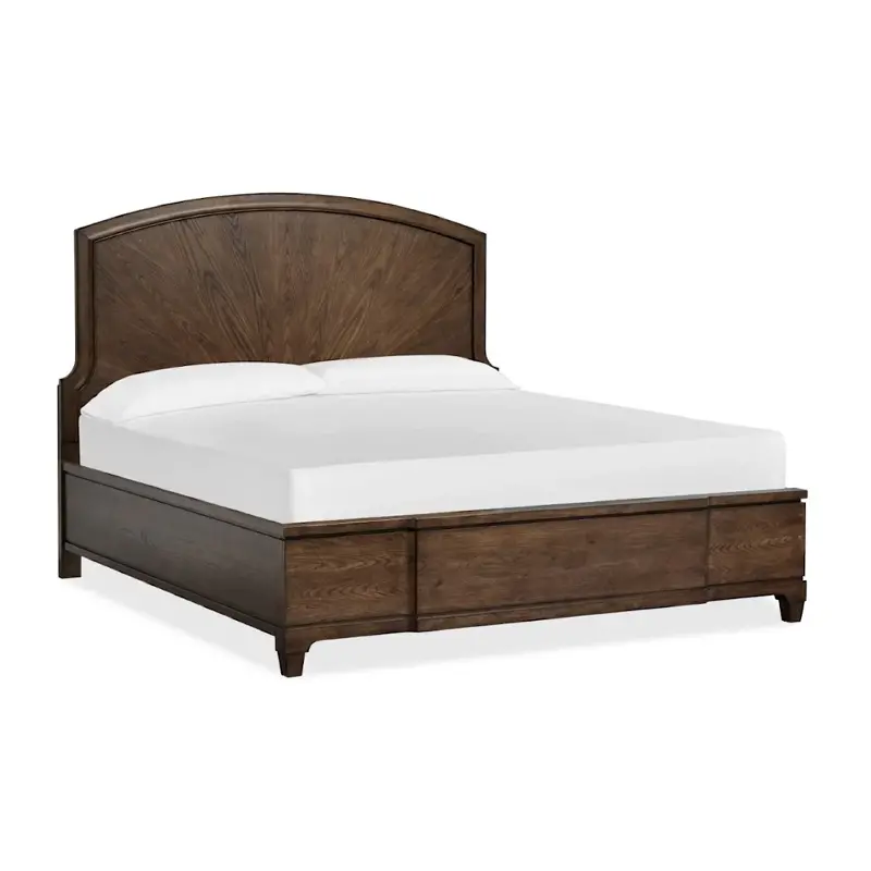 B5832-54 Magnussen Home Furniture Sugar Mill - Brown Bedroom Furniture Bed