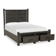 B5990-54h-sf-r Magnussen Home Furniture Plum Creek - Black Bedroom Furniture Bed