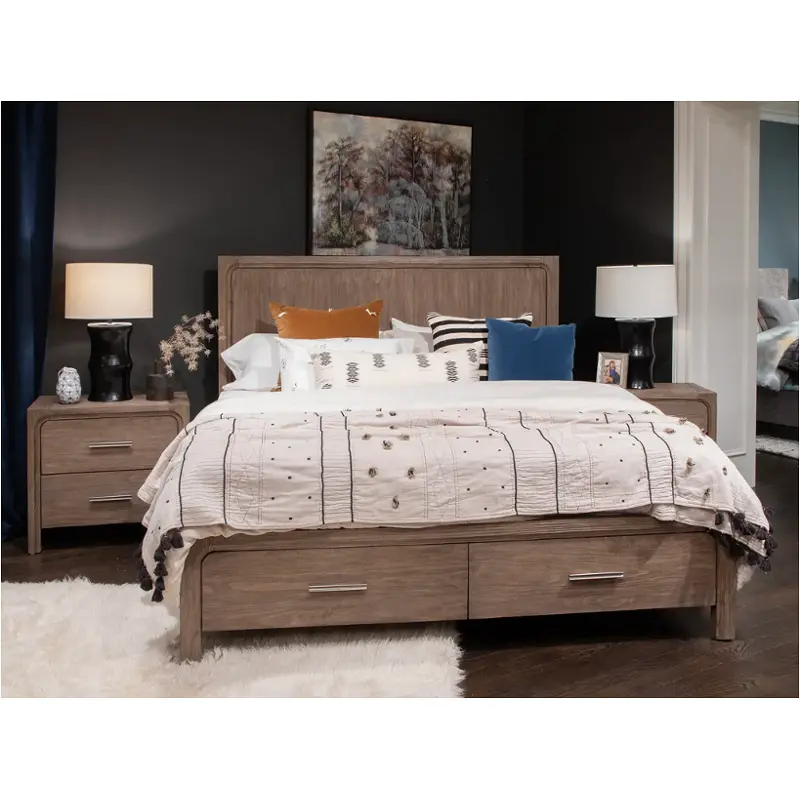 B5888-64h-64sf-74r Magnussen Home Furniture Westbourne Bedroom Furniture Bed