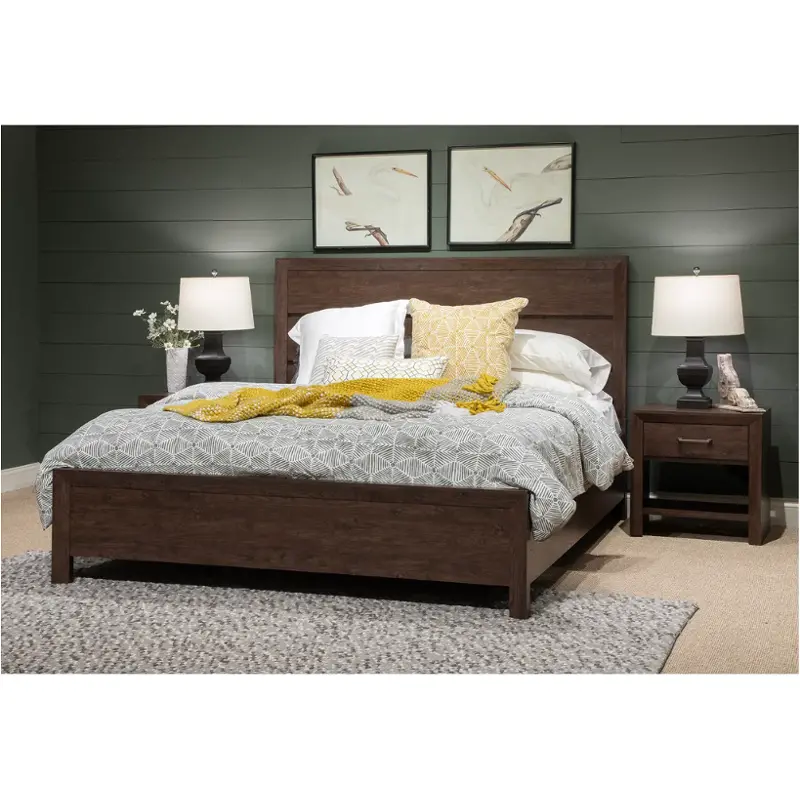 B5907-54 Magnussen Home Furniture Llewellyn Bedroom Furniture Bed