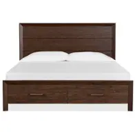 B5907-64h-64sf-54r Magnussen Home Furniture Llewellyn Bedroom Furniture Bed