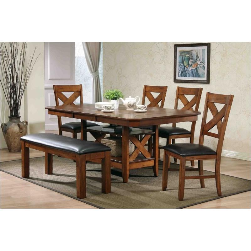 Alod4272-t Mc Ferran Home Furnishings Lodge Dining Room Furniture Dinette Table