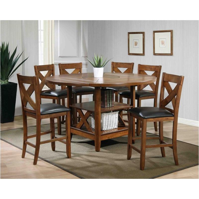 Alod4660-t Mc Ferran Home Furnishings Lodge Dining Room Furniture Counter Height Table