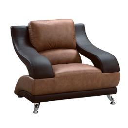 Global Furniture U982 Bonded Tan And Brown