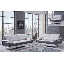 Global Furniture U7330 Bonded Nat Light And Dark Grey