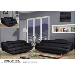 Global Furniture U8141 Nat Black And Wagner Black