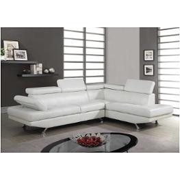 Global Furniture U9782 Bonded White