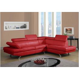 Global Furniture U9782 Bonded Red