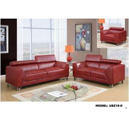 Global Furniture U8210 Pluto Red