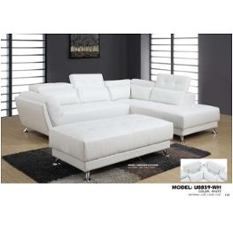 Global Furniture U8859 White