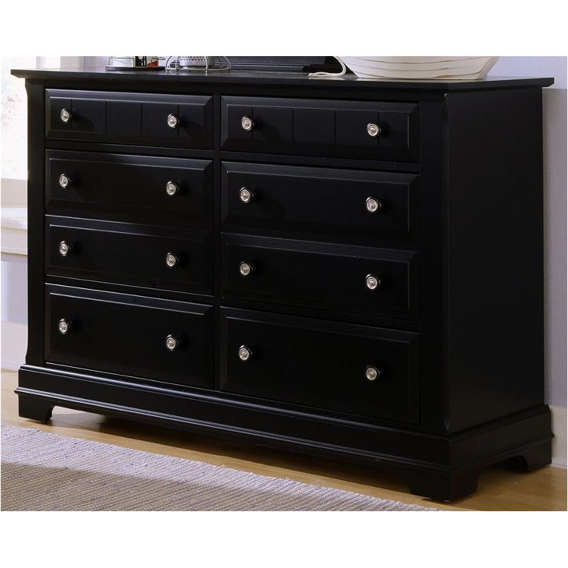 Bb16-001 Vaughan Bassett Furniture Cottage - Black Bedroom Furniture Dresser