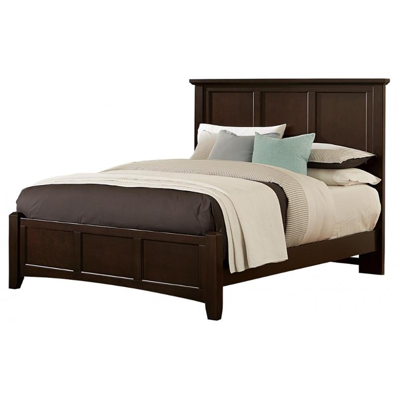 Bb27-668 Vaughan Bassett Furniture Bonanza - Merlot Bedroom Furniture Bed