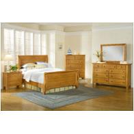 800-663 Vaughan Bassett Furniture Cool Farmhouse - Natural Bedroom Furniture Bed