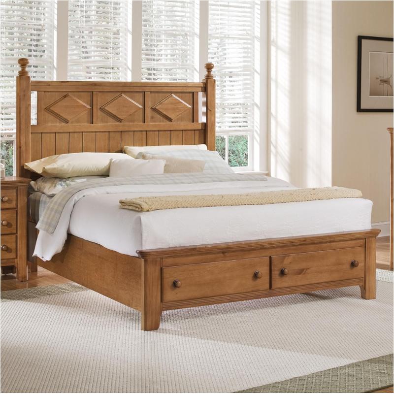 800-557-st Vaughan Bassett Furniture Cool Farmhouse - Natural Bedroom Furniture Bed