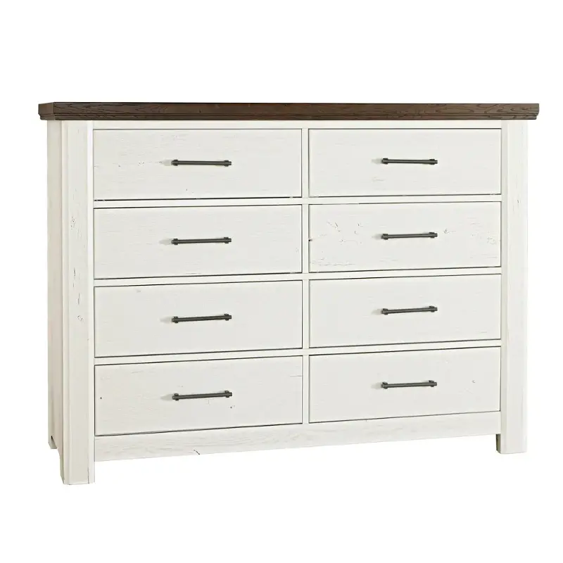 784-002 Vaughan Bassett Furniture Yellowstone - White Bedroom Furniture Dresser