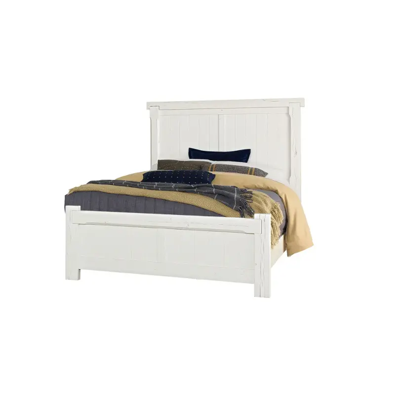 784-922 Vaughan Bassett Furniture Yellowstone - White Bedroom Furniture Bed