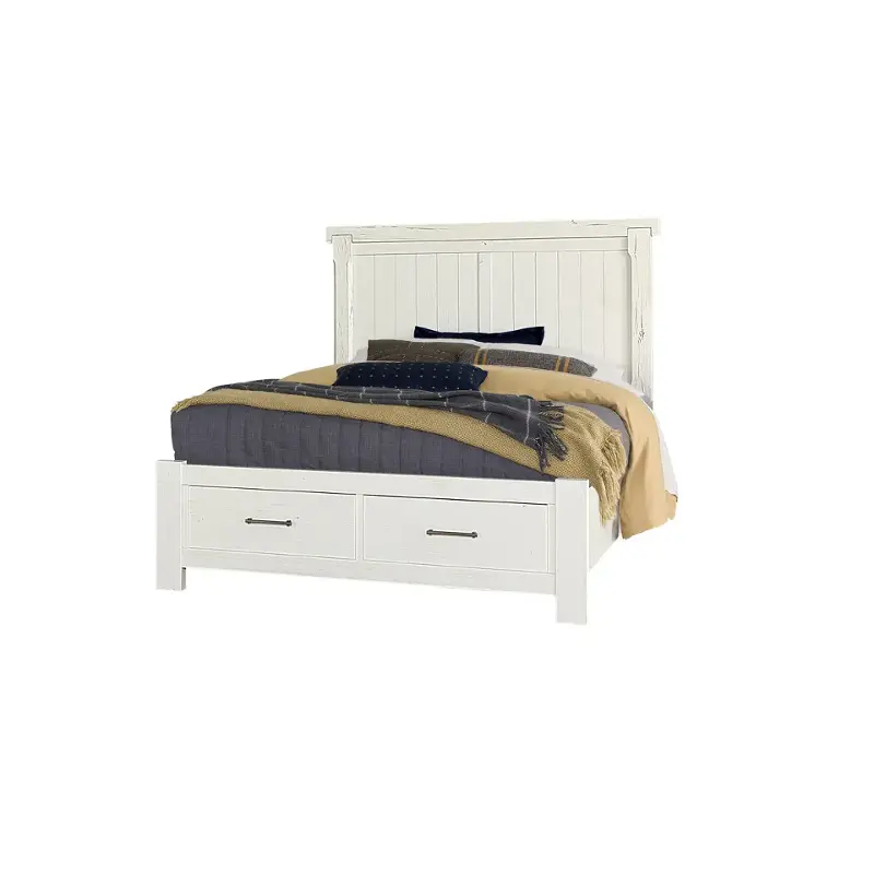 784-066b Vaughan Bassett Furniture Yellowstone - White Bedroom Furniture Bed