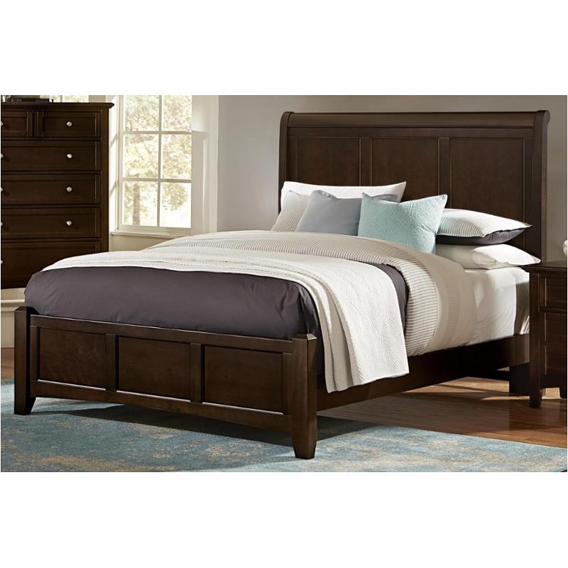 Bb27-663 Vaughan Bassett Furniture Bonanza - Merlot Bedroom Furniture Bed