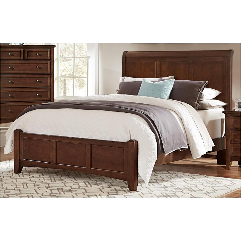 Bb28-553 Vaughan Bassett Furniture Bonanza - Cherry Bedroom Furniture Bed