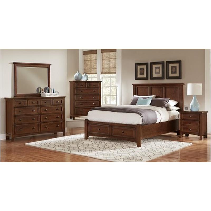 Bb28-558-st Vaughan Bassett Furniture Bonanza - Cherry Bedroom Furniture Bed