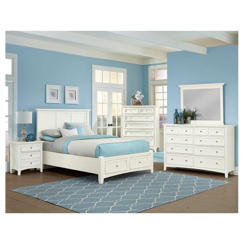 Bb29-050b Vaughan Bassett Furniture Bonanza - White Bedroom Furniture Bed