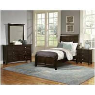 Bb27-338 Vaughan Bassett Furniture Bonanza - Merlot Bedroom Furniture Bed