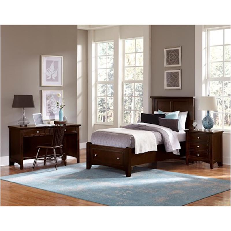 Bb27-338-st Vaughan Bassett Furniture Bonanza - Merlot Bedroom Furniture Bed