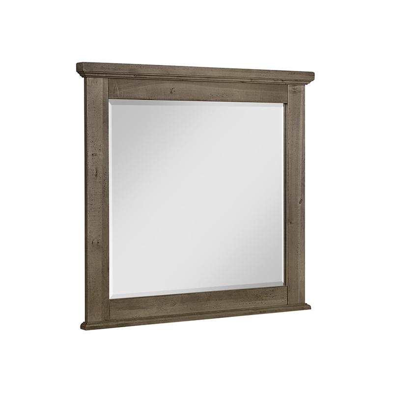 172-446 Vaughan Bassett Furniture Cool Rustic - Stone Grey Bedroom Furniture Mirror