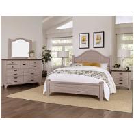 741-558 Vaughan Bassett Furniture Bungalow - Dover Grey Bedroom Furniture Bed