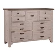 741-002 Vaughan Bassett Furniture Bungalow - Dover Grey Bedroom Furniture Dresser