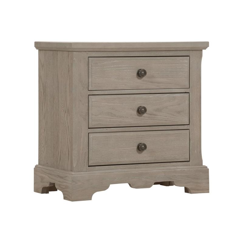 114-227 Vaughan Bassett Furniture Heritage - Greystone Bedroom Furniture Nightstand