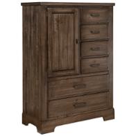 170-117 Vaughan Bassett Furniture Cool Rustic - Mink Bedroom Furniture Chest